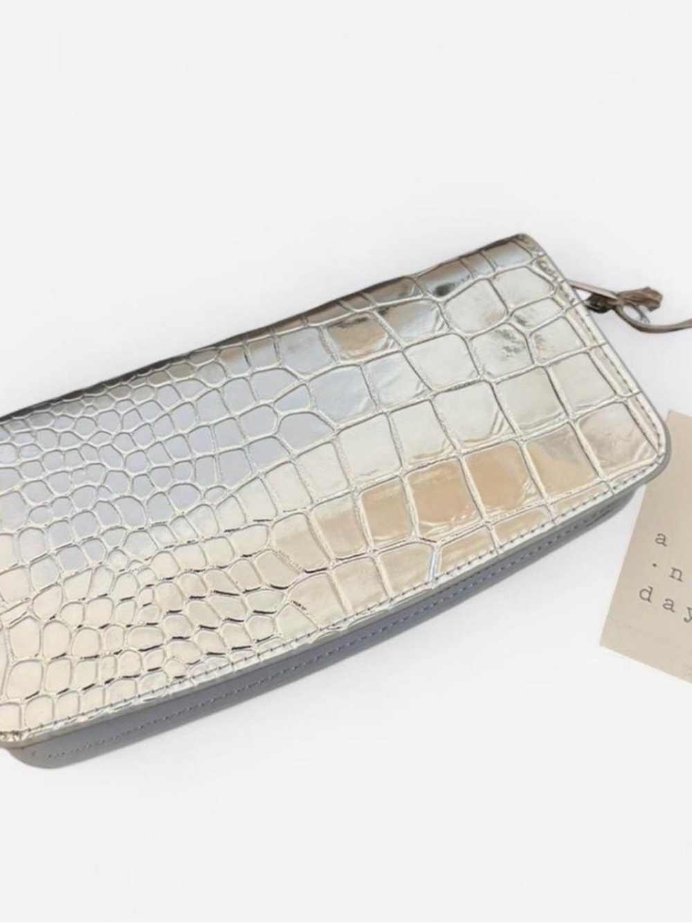 Silver Metallic Wallet